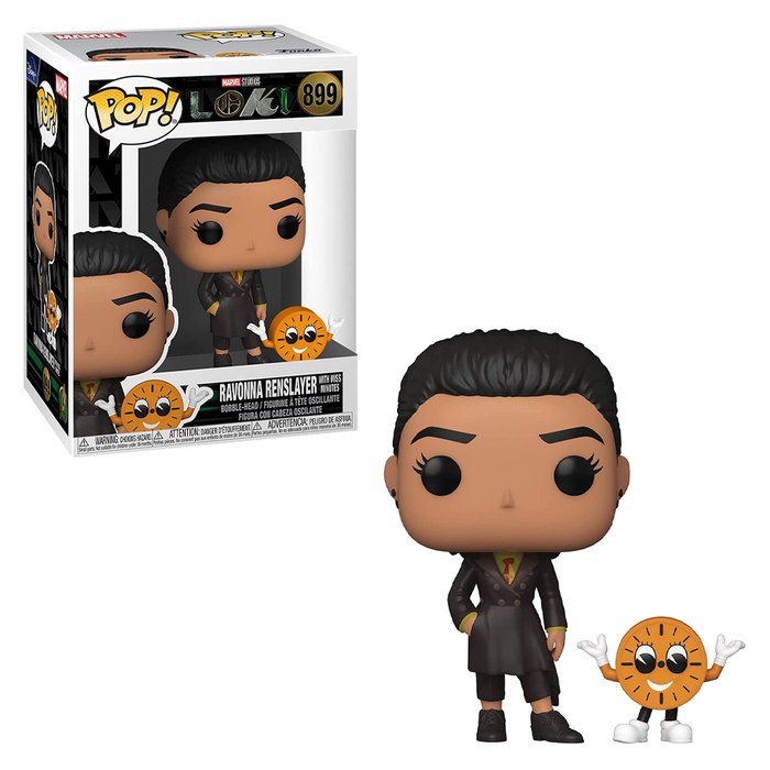 Funko POP! Marvel: Loki - Ravonna Renslayer with Miss Minutes Vinyl Figure #899 - for just $11.99! 