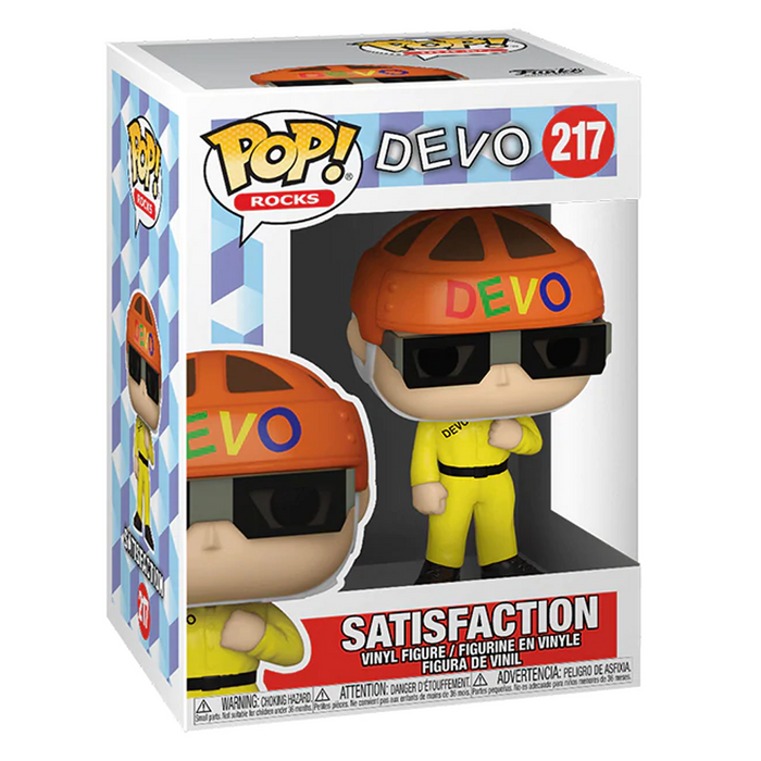 Funko POP! Devo - Satisfaction (Yellow Suit) Vinyl Figure #217 - for just $11.99! 