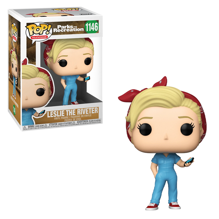 Funko POP! Parks and Recreation - Leslie the Riveter Vinyl Figure #1146 - for just $11.99! 