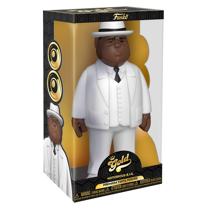 Funko Vinyl GOLD: Music - Biggie Smalls (White Suit) 12-Inch Vinyl Figure - for just $24.99! 