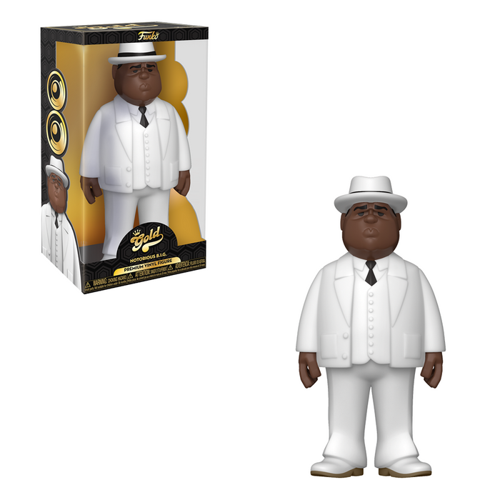 Funko Vinyl GOLD: Music - Biggie Smalls (White Suit) 12-Inch Vinyl Figure - for just $24.99! 