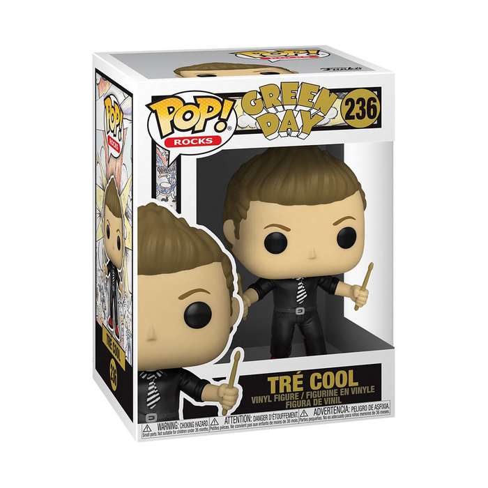 Funko POP! Rocks: Green Day - Tre Cool Vinyl Figure #236 - for just $11.99! 