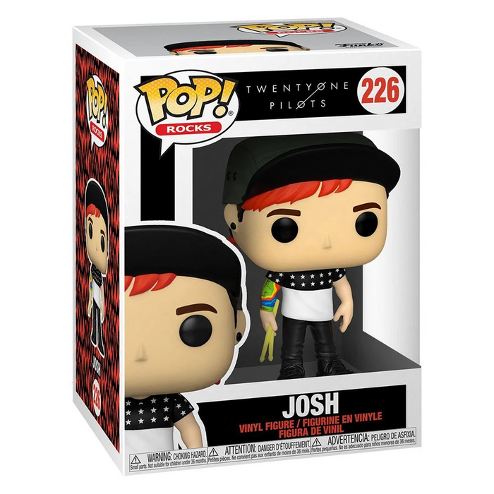 Funko POP! Rocks: Twenty One Pilots - "Stressed Out" Joshua Dun Vinyl Figure #226 - for just $11.99! 