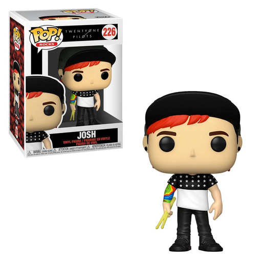 Funko POP! Rocks: Twenty One Pilots - "Stressed Out" Joshua Dun Vinyl Figure #226 - for just $11.99! 