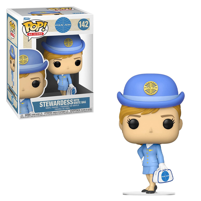 Funko POP! Pan Am - Stewardess with White Bag Vinyl Figure #142 - for just $11.99! 
