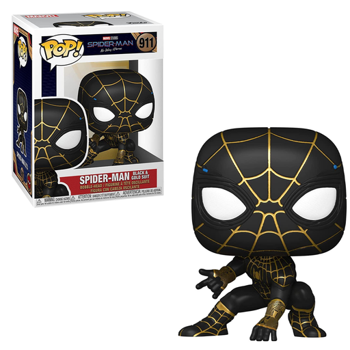 Funko POP! Marvel: Spider-Man No Way Home - Spider-Man (Black and Gold Suit) Vinyl Figure #911 - for just $11.99! 