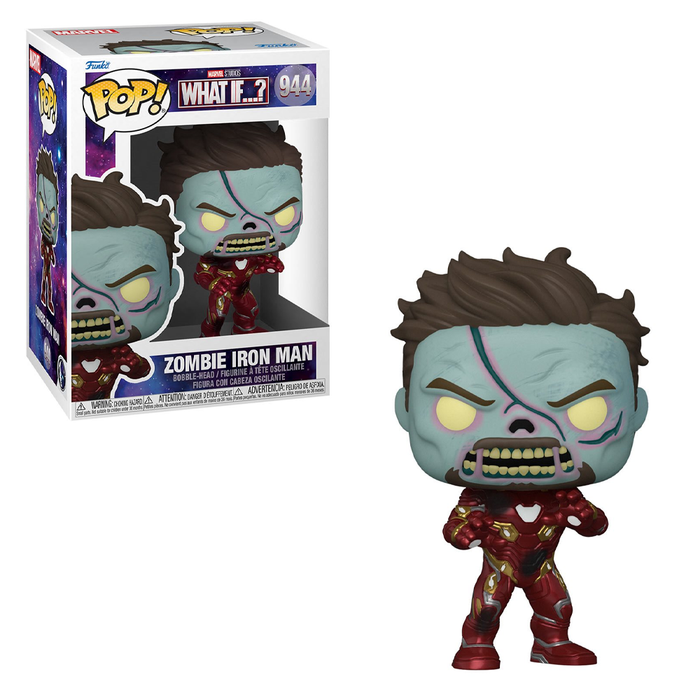 Funko POP! Marvel: What If - Zombie Iron Man Vinyl Figure #944 - for just $11.99! 