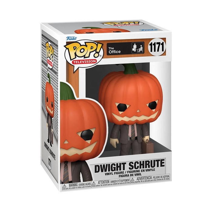 Funko POP! The Office - Dwight Schrute with Pumpkinhead  Vinyl Figure #1171 - for just $11.99! 