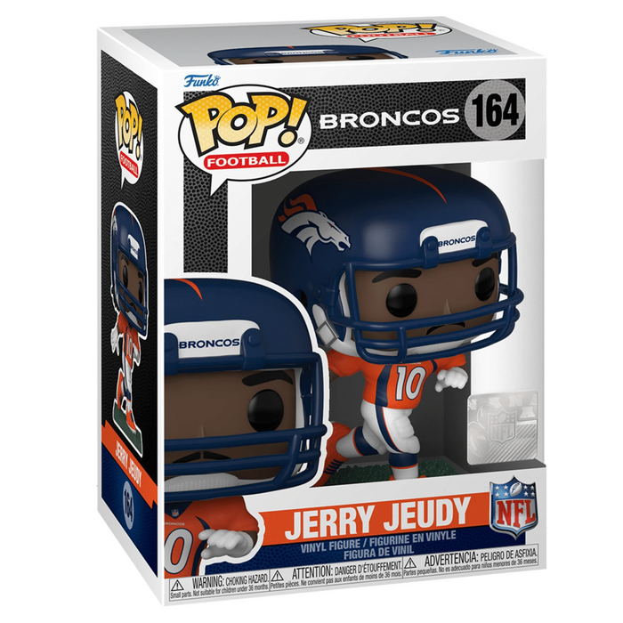 Funko POP! NFL: Broncos - Jerry Jeudy (Home Uniform) Vinyl Figure #164 - for just $11.99! 