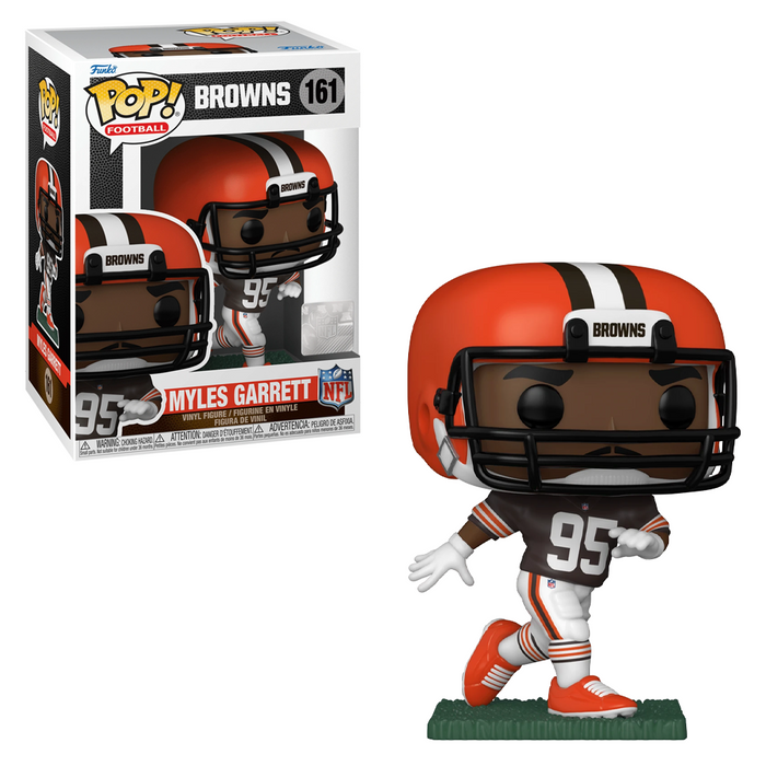 Funko POP! NFL: Browns - Myles Garrett (Home Uniform) Vinyl Figure #161 - for just $11.99! 