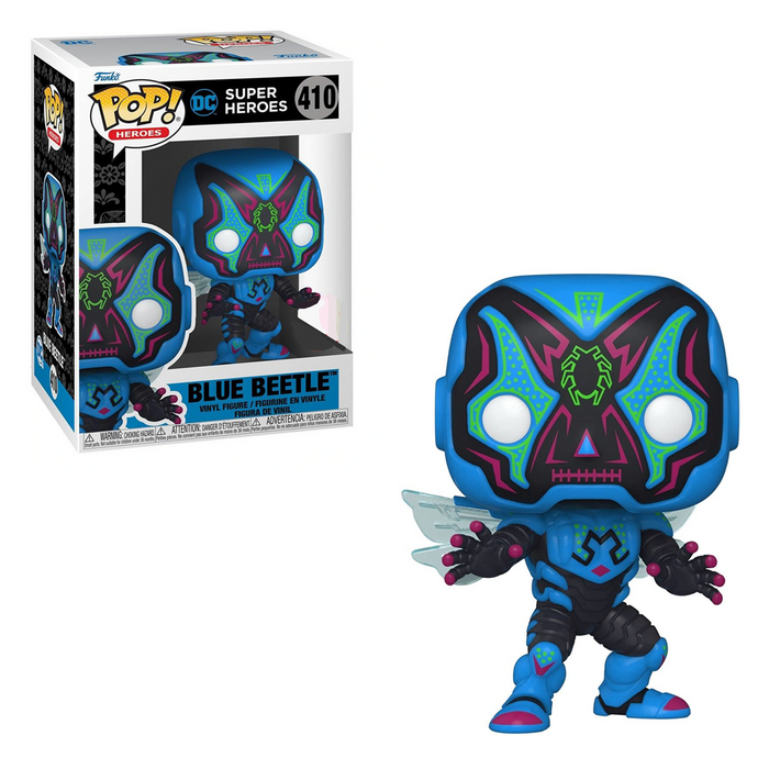 Funko POP! DC Super Heroes: Dia De Los - Blue Beetle Vinyl Figure #410 - for just $11.99! 