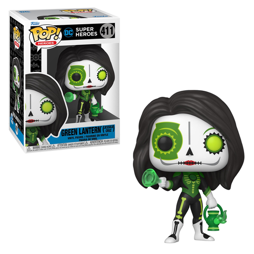 Funko POP! DC Super Heroes: Dia De Los - Green Lantern (Jessica Cruz) Vinyl Figure #411 - for just $11.99! 