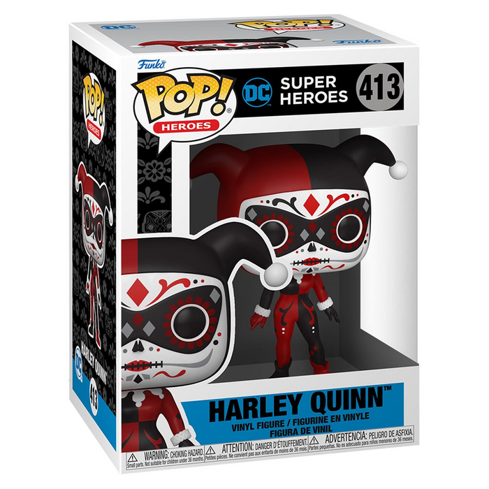 Funko POP! DC Super Heroes: Dia De Los - Harley Quinn Vinyl Figure #413 - for just $11.99! 
