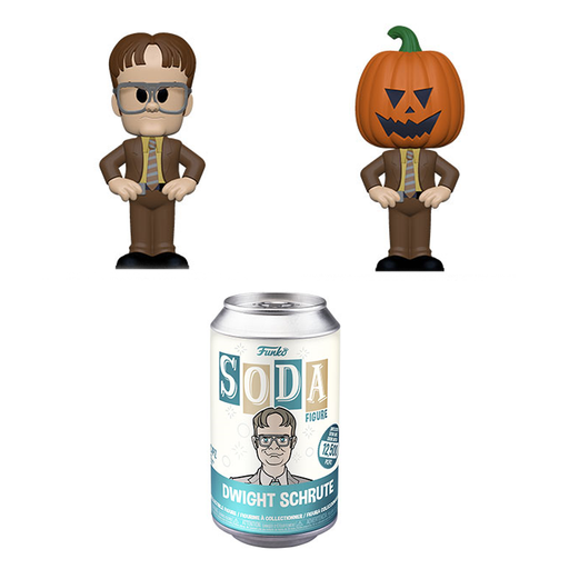 Funko Vinyl SODA: The Office- Dwight with Pumpkinhead Vinyl Figure - for just $14.95! 