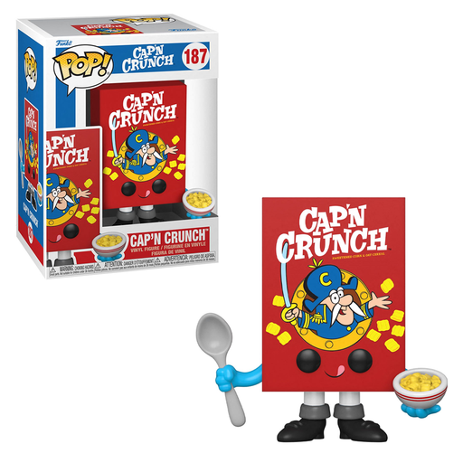Funko POP! Ad Icons: Quaker - Cap'N Crunch Cereal Box Vinyl Figure #187 - for just $11.99! 