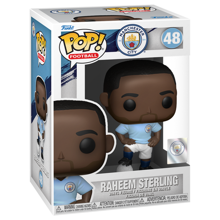 Funko POP! Football: Manchester City - Raheem Sterling Vinyl Figure #48 - for just $11.99! 