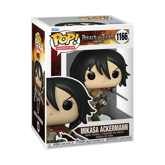 Funko POP! Attack on Titan - Season 3 Mikasa Ackermann Vinyl Figure #1166 - for just $11.99! 