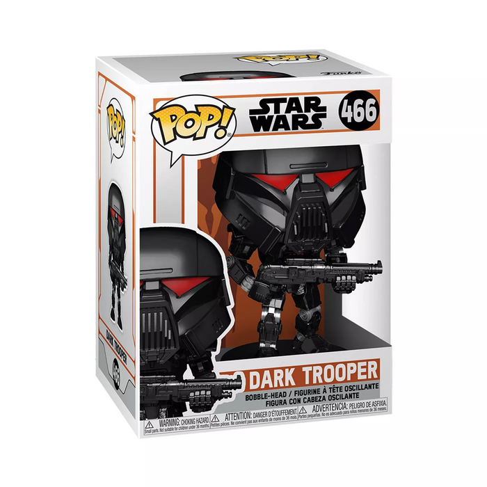 Funko POP! Star Wars: The Mandalorian - Dark Trooper (Battle) Vinyl Figure #466 - for just $11.99! 