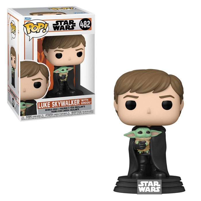 Funko POP! Star Wars: The Mandalorian - Luke Skywalker with Grogu Vinyl Figure #482 - for just $11.99! 