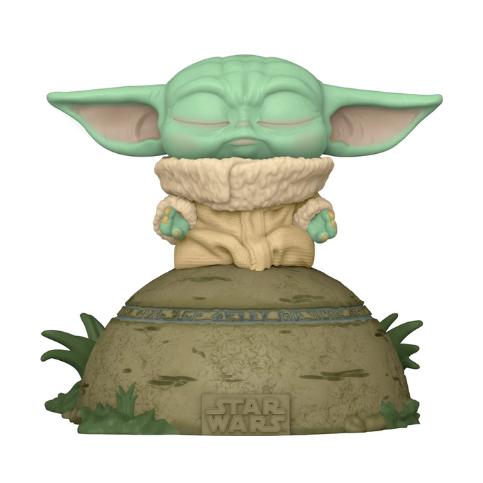 Funko POP! Deluxe Star Wars: The Mandalorian - Grogu Using the Force (with Light and Sounds) Vinyl Figure - for just $29.95! 