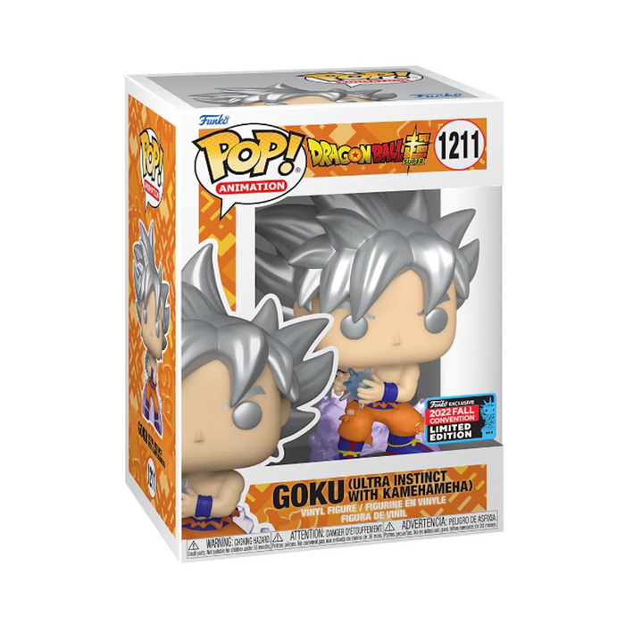 Funko POP! Dragon Ball Super - Goku (Ultra Instinct with Kamehameha) Vinyl Figure #1211 2022 Fall Convention Exclusive [READ DESCRIPTION] - for just $24.99! 