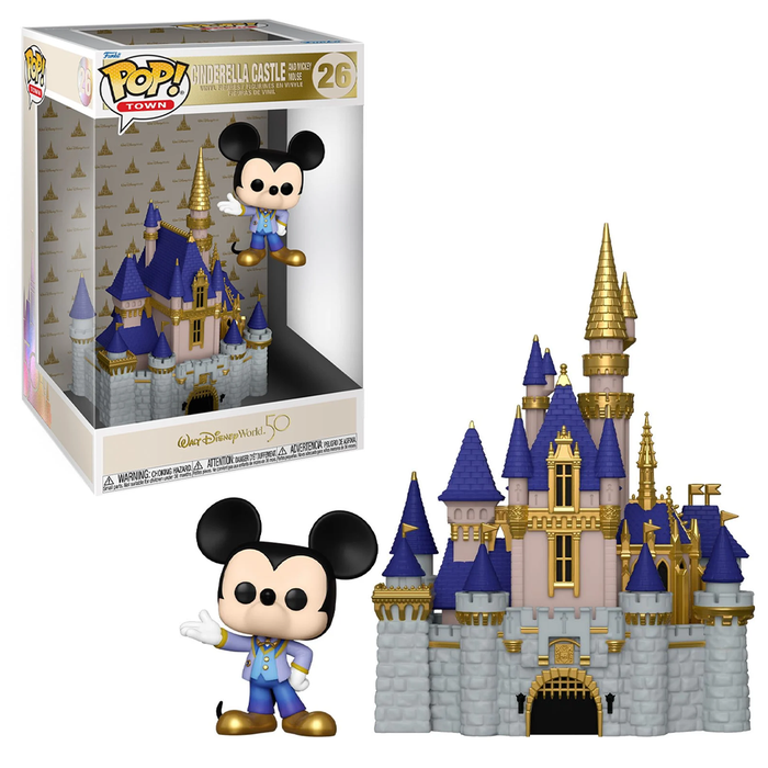 Funko POP! Town: Walt Disney World 50th - Castle and Mickey Vinyl Figure #26 - for just $34.99! 