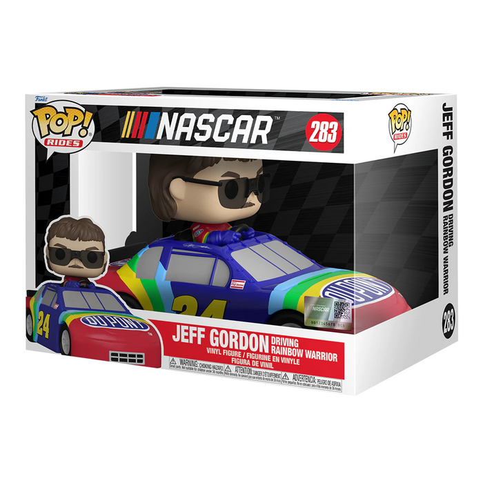 Funko POP! Ride: NASCAR - Jeff Gordon (Rainbow Warrior) Vinyl Figure - for just $29.99! 