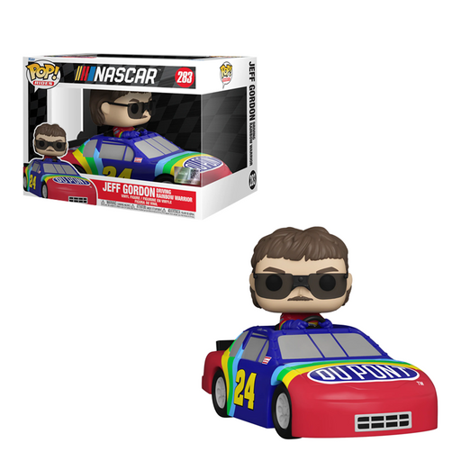 Funko POP! Ride: NASCAR - Jeff Gordon (Rainbow Warrior) Vinyl Figure - for just $29.99! 