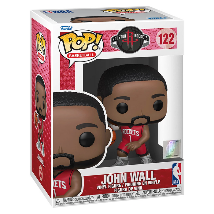 Funko POP! NBA: Rockets - John Wall (Red Jersey) Vinyl Figure #122 - for just $11.99! 