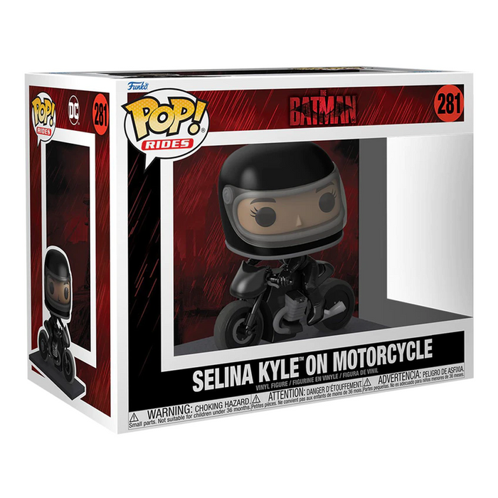 Funko POP! Rides: The Batman - Selina Kyle on Motorcycle Vinyl Figure #281 - for just $24.99! 