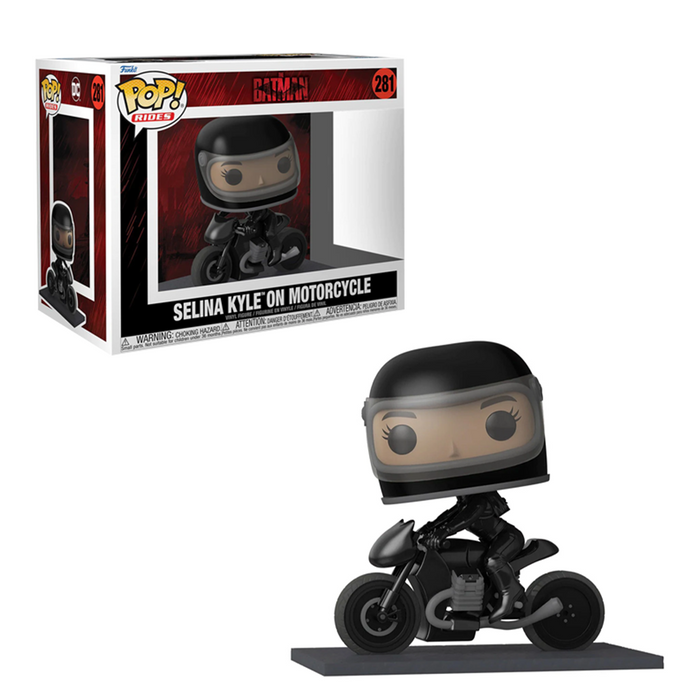Funko POP! Rides: The Batman - Selina Kyle on Motorcycle Vinyl Figure #281 - for just $24.99! 
