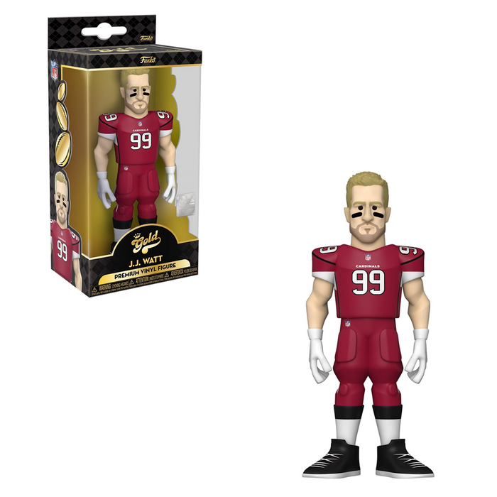 Funko Vinyl GOLD: NFL Arizona Cardinals - JJ Watt (Home Uniform) 5-Inch Vinyl Figure - for just $11.99! 