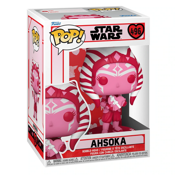 Funko POP! Star Wars: Valentines - Ahsoka Vinyl Figure #496 - for just $11.99! 