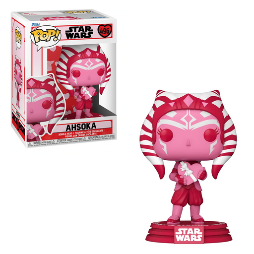 Funko POP! Star Wars: Valentines - Ahsoka Vinyl Figure #496 - for just $11.99! 