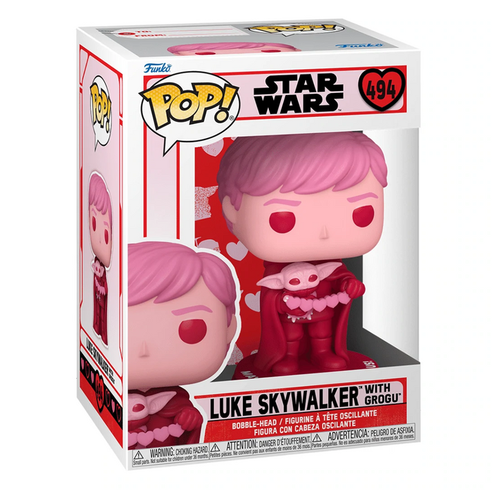Funko POP! Star Wars: Valentines - Luke and Grogu Vinyl Figure #494 - for just $11.99! 