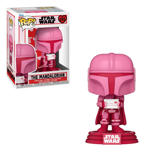 Funko POP! Star Wars: Valentines - Mandalorian Vinyl Figure #495 - for just $11.99! 