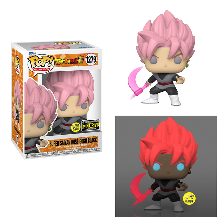 Funko POP! Dragon Ball Super - Super Saiyan Rose Goku Black (Glow in the Dark) Vinyl Figure #1279 Entertainment Earth Exclusive [READ DESCRIPTION] - for just $14.99! 