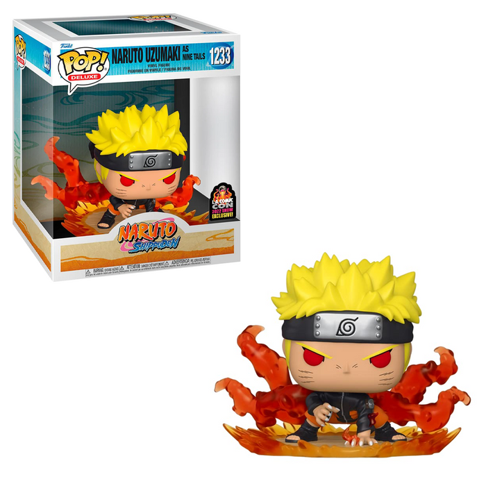 Funko POP! Deluxe: Naruto Shippuden - Naruto Uzumaki as Nine Tails Vinyl Figure #1233 LA Comic Con 2022 Share Exclusive - for just $39.99! 