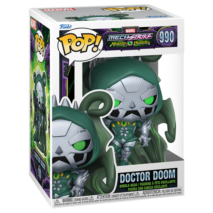 Funko POP! Mech Strike: Monster Hunters - Doctor Doom Vinyl Figure #990 - for just $11.99! 