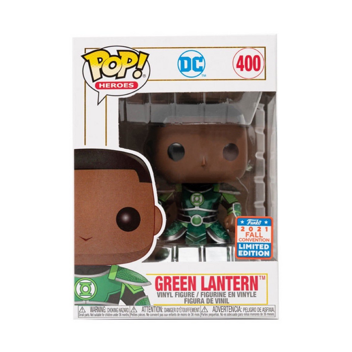 Funko POP! DC Heroes Imperial Palace - Green Lantern (Metallic) Vinyl Figure #400 2021 Fall Convention Exclusive - for just $29.99! 
