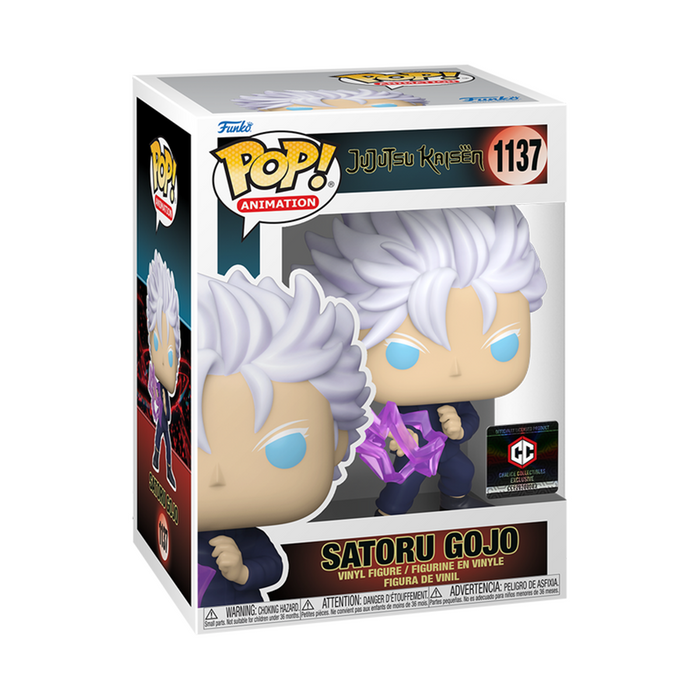 Funko POP! Jujutsu Kaisen - Satoru Gojo (Unmasked with Hollow Purple) Vinyl Figure #1137 Chalice Exclusive [READ DESCRIPTION] - for just $20! 