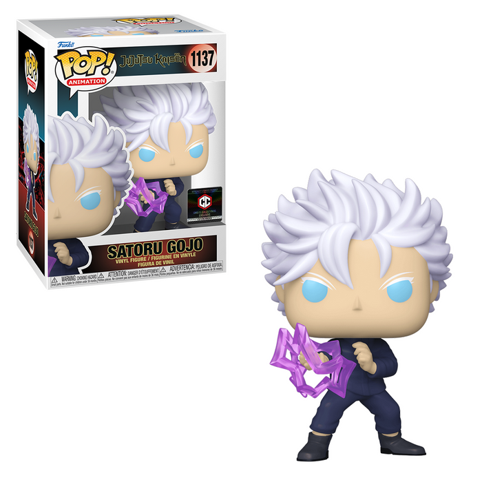 Funko POP! Jujutsu Kaisen - Satoru Gojo (Unmasked with Hollow Purple) Vinyl Figure #1137 Chalice Exclusive [READ DESCRIPTION] - for just $20! 