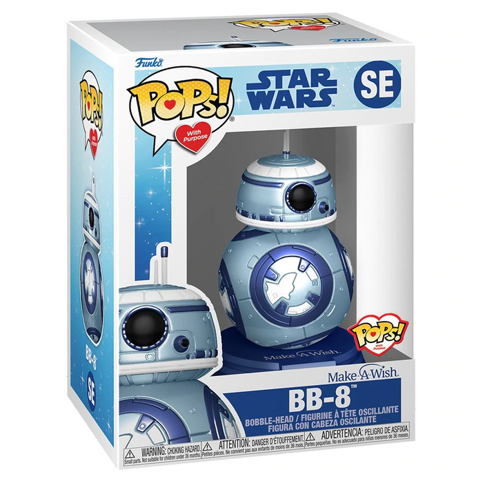 Funko POP! Make A Wish - BB-8 (Metallic) Vinyl Figure - for just $11.99! 