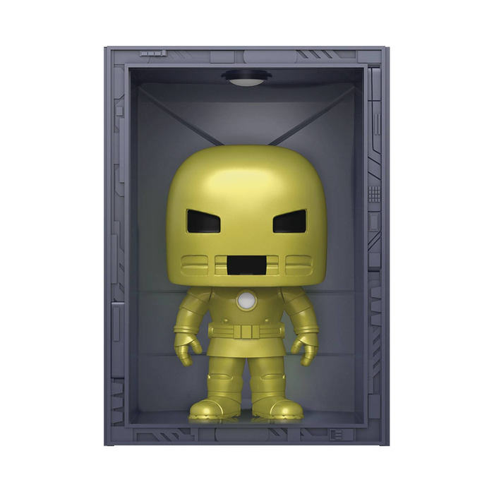 Funko POP! Deluxe: Marvel Hall of Armor - Iron Man (Model 1: Golden Armor) Vinyl Figure #1035 Previews Exclusive (PX) - for just $29.99! 