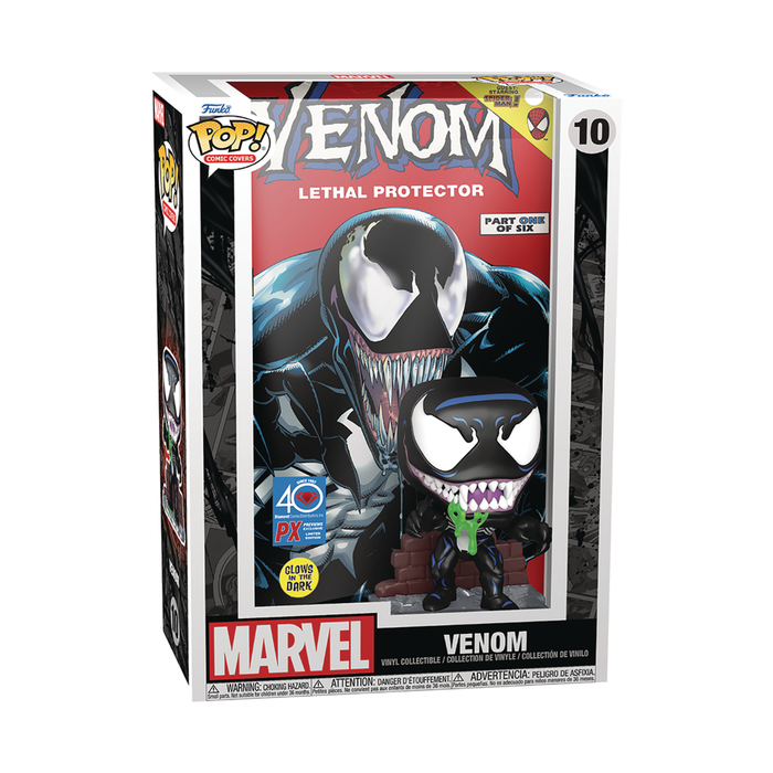 Funko POP! Comic Cover: Marvel - Venom (Glow in the Dark) Vinyl Figure #10 Preview Exclusive (PX) - for just $19.99! 