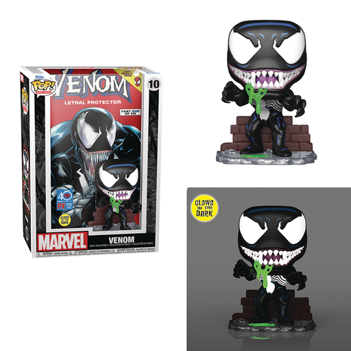Funko POP! Comic Cover: Marvel - Venom (Glow in the Dark) Vinyl Figure #10 Preview Exclusive (PX) - for just $19.99! 