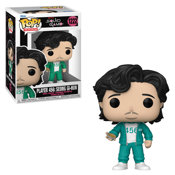 Funko POP! Squid Game - Seong Gi-hun (Player 456) Vinyl Figure #1222 - for just $11.99! 