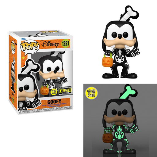 Funko POP! Disney - Skeleton Goofy (Glow in the Dark) Vinyl Figure #1221 Entertainment Earth Exclusive - for just $14.99! 