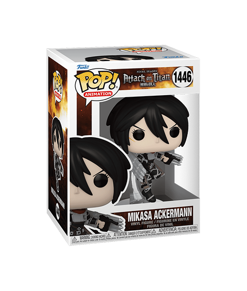 Funko POP! Attack on Titan: Final Season - Mikasa Ackerman Vinyl Figure #1446 - for just $11.99! 