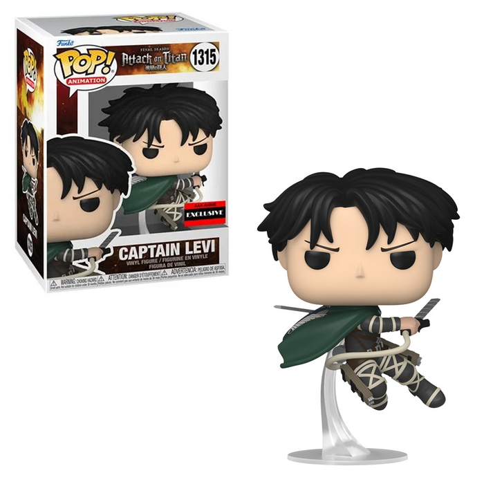 Funko POP! Attack on Titan - Captain Levi Ackerman Vinyl Figure #1315 AAA Anime Exclusive [READ DESCRIPTION] - for just $19.99! 